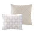 thumbnail image 2 of Grace Living Ensemble de Couette en Polyester Fitzgerald - Plissée, Couleur Neutre Unie, 2 of 6