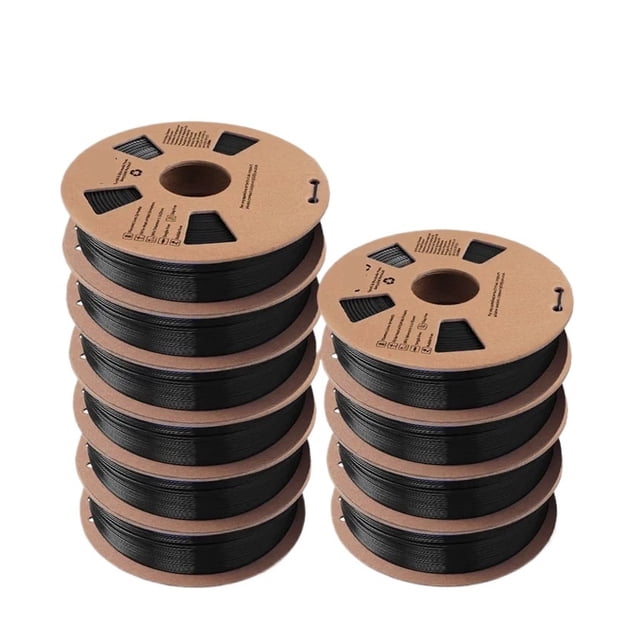 3D Printer PETG Filament, 1.75mm 10 Rolls 3D Printing Materials For 3D Printer&3D Pen ,Smoother Printing Experience