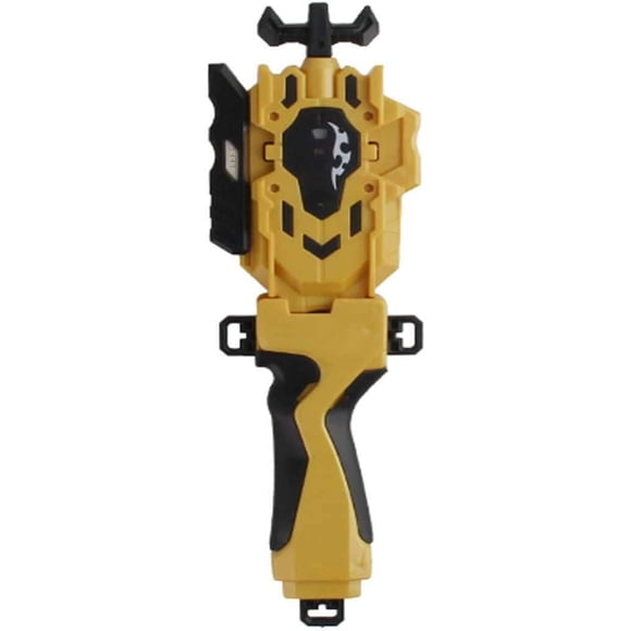 DEBGFS Bey Gyro Blades Launcher and Grip Light Sparking Battling Burst String Launcher Gyro Left&Right LR Spin Top Compatible with All Bey Burst Series Battling (Gold)