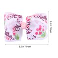 thumbnail image 2 of 2 Pcs Pinces à Cheveux Nœuds Simples Filles Motif Imprimé Chic Nœud Barrettes, 2 of 8
