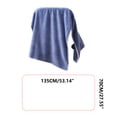 thumbnail image 3 of EGNMCR Bath Towels 1pc Coral Velvet Bath Towel Towel For Adult Daily Use At Home Absorbent Dry Hair Towel That Does Not Hair Beach Towel Strip Patterned Bath Towel a Bath, 3 of 5