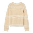 thumbnail image 2 of George Girls' Open Knit Sweater, 2 of 2