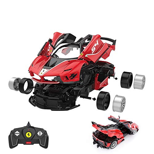 Ferrari FXX-K EVO DIY RC Car Kit 1:18 Scale Buildable Remote Control Car, STEM Assembly Toy with 2.4GHz Remote for Kids 8+