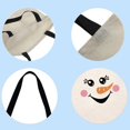 thumbnail image 3 of Christmas Decor Merry Christmas Snowman Face Printed Linen Bag, 3 of 3