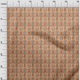 thumbnail image 3 of oneOone Velvet Orange Fabric Asian Kilim Sewing Craft Projects Fabric Prints By Yard 58 Inch Wide, 3 of 5