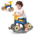 thumbnail image 1 of Costway 3 in 1 Rocking Horse with Detachable Balance Board and Height Adjustable Seat Navy&Yellow, 1 of 10
