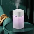 thumbnail image 4 of Fiogavroetic Portable Car Desk Humidifier, Cool Mist Humidifier, Home Bedroom Office Humidifier, Colorful Marquee Lamp And Colorful Light Night Function, 4 of 8