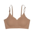 thumbnail image 4 of Kcodviy Womens Comfort Lightly Lined Compression Sports Bra Seamless Wireless Triangle Bralette Plus Size Bra, 4 of 4
