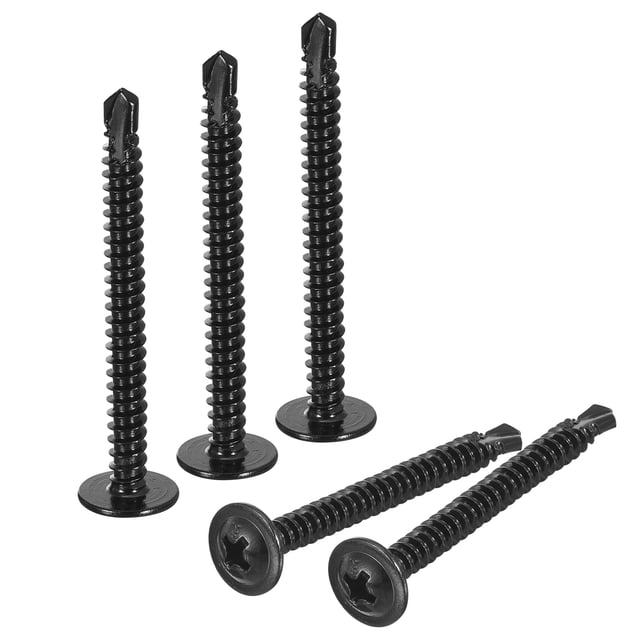 Unique Bargains Phillips Head Self Tapping Screws, 200pcs #8x1-3/4' Sheet Metal Screw