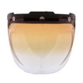 thumbnail image 1 of Miulika Open Face Retro Gradient s 3-Snap Bubble Glasses Visor 6 6, 1 of 5