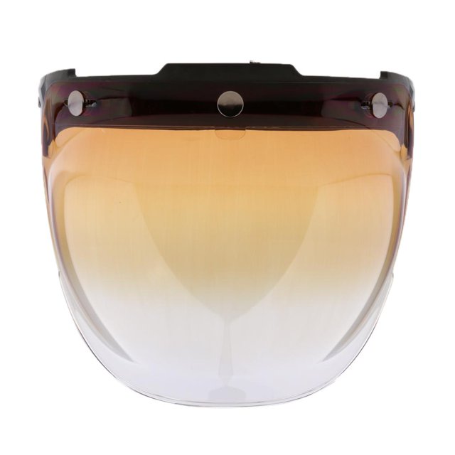 Miulika Open Face Retro Gradient s 3-Snap Bubble Glasses Visor 6 6