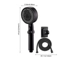 thumbnail image 3 of Spring Saving!High Pressure Handheld Shower Head with Hose,Hand Held Showerhead Long Hose with Shut Off,8 Spray Modes Handheld Shower for The Elderly with Water Pipe Bas, 3 of 8