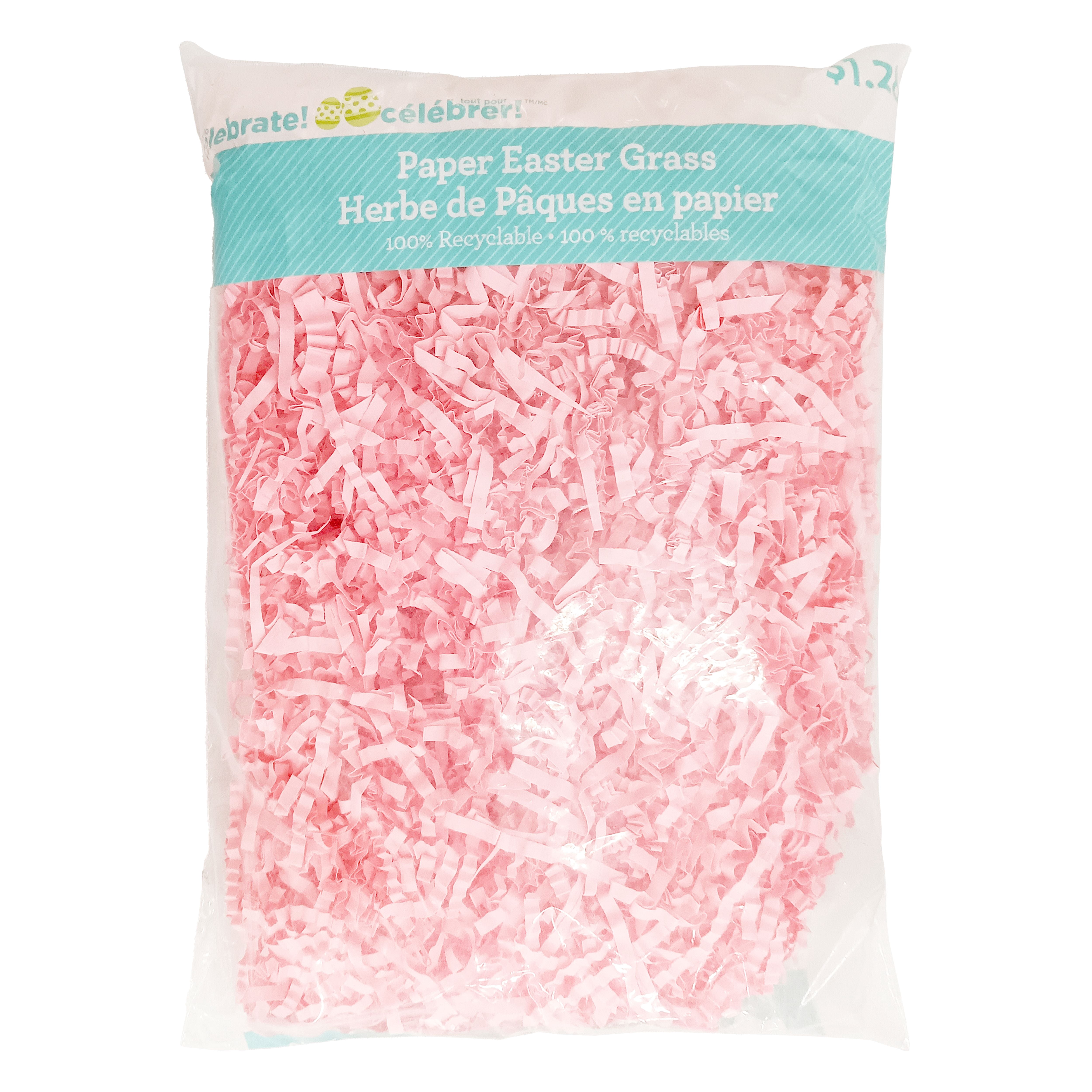 Way to Celebrate Herbe de Papier Rose de Pâques 1.5 Onces