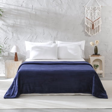 Couverture en peluche Mainstays Indigo T