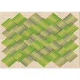thumbnail image 1 of Ahgly Tapis Rectangulaire Lavable en Machine Intérieur Transitionnel Vert, 2 Pieds x 5 Pieds, 1 of 7