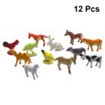 thumbnail image 2 of 12pcs Farm Animal Model Toys Plastic Similation Toy Educational Cognition Toy Favors, 2 of 7