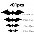 thumbnail image 1 of HOARBOEG Halloween Decorations Bats Stickers 3-dimensional Bats Party Decorations Scene Decorations Wall Stickers, 1 of 5