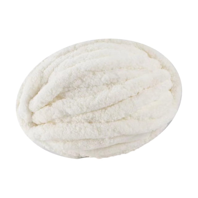 Thick Chunky Yarn Arm Knitting Yarn for Knitted Blanket Mat Scarf Rug Making Cream