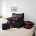 thumbnail image 4 of YST Sports King Comforter Set, 7-Piece, Sport Theme, Neon Glowing Red, King, 4 of 4