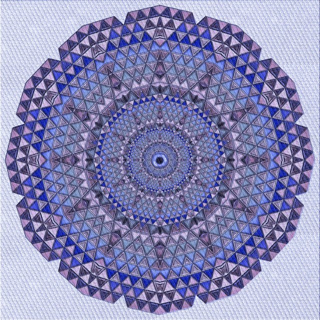Ahgly Tapis d'Intérieur Lavable en Machine Carré Transitionnel Violet Pervenche Profond, 7 Pieds Carré