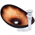 thumbnail image 1 of Novatto NOHP-G008-8031CH Rena Glass Vessel Bath Sink Drain Set, Chrome, 1 of 6