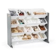 thumbnail image 3 of Humble Crew Tot Tutors SuperSized Toy Storage Organizer with 16 Storage Bins, Grey, 3 of 8