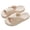 Beige, variante sur Bmisegm Pantoufle pour Femme Chaussures d'Hiver Chaudes Confortables Souples Douillettes Duveteuses Sandales à Enfiler pour Tenues Quotidiennes Loisirs Voyage Rendez-Vous Pantoufles pour Femmes Café 9