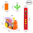 thumbnail image 2 of Ensemble de Jouets Électriques Classiques Modèle de Blocs Domino, Train avec Lumières et Sons, 2 of 11