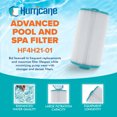 thumbnail image 2 of Hurricane HF4H21-01 Advanced Pool and Spa Filter Cartridge Replacement, White, 2 of 7
