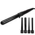 thumbnail image 4 of 5 In 1 Curling Iron Wand Set Curling Wand For Different Style Hair, Quick Heat Up Hair Curler With 5 Interchangeable Curling Iron Wands, Hair Curlers Rollers Adjustable Temperature, 4 of 8