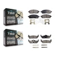 thumbnail image 1 of TEC Front Rear Ceramic Brake Pads Kit for Car Ford F-150 Lincoln Mark LT KTC-100055, 1 of 10