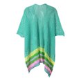 thumbnail image 4 of Paréos de Plage Mode Femme Col Rond Manches Longues Ample Creusé Blouse de Maillot de Bain pour Femmes en Solde, 4 of 6