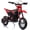 Rouge, variante sur Yiwa Moto Tout-Terrain Électrique 24V pour Enfants, Moteur 250W Vitesse Rapide 13.6MPH Moto hors Route, Siège en Cuir, Accélérateur à Poignée Tournante, Suspension en Métal, Pneus Gonflés à l'Air pour Jouet de Conduite pour Enfants