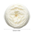 thumbnail image 3 of Clearance! Chunky Yarn Acrylic Bulky Washable Hand Knitting Yarn for DIY Blanket Scarf Sweater Needle and Thread Kit,Coffee, 3 of 3