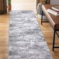 thumbnail image 3 of BERTHMEER 3'x10' Long Runner Rugs for Hallway Kitchen Bedroom Bathroom Entryway Entrance Abstract Modern Contemporary Washable Non Slip Runner Rugs, Gray, 3 of 7