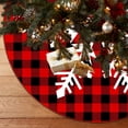 thumbnail image 4 of Christmas Tree Skirt Snowflake Reindeer Digital Christmas Tree Skirt Surround with Polyester Ornament Decoration Christmas Tree Decorations, 4 of 6