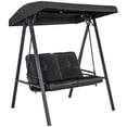 thumbnail image 1 of Outsunny 2 Seater Outdoor Swing Chair Porch Swing Bench with Canopy, 1 of 9