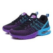 ZheElen Women Running Shoes Girl Mesh Air Cushion Athletic Hiking Tennis Comfortable Lightweight Sneakers Lace-up Soles Footwear 38 41