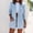 Sky Blue, variant on cllios Women's Casual Office Blazers Open Front Solid Business Lapel Double Breasted Work Jackets Cardigan
