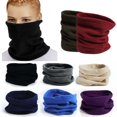 thumbnail image 1 of Visland Neck Scarf Adjustable Solid Color Fleece Keep Warming Ski Tube Warmer for Sports, 1 of 7