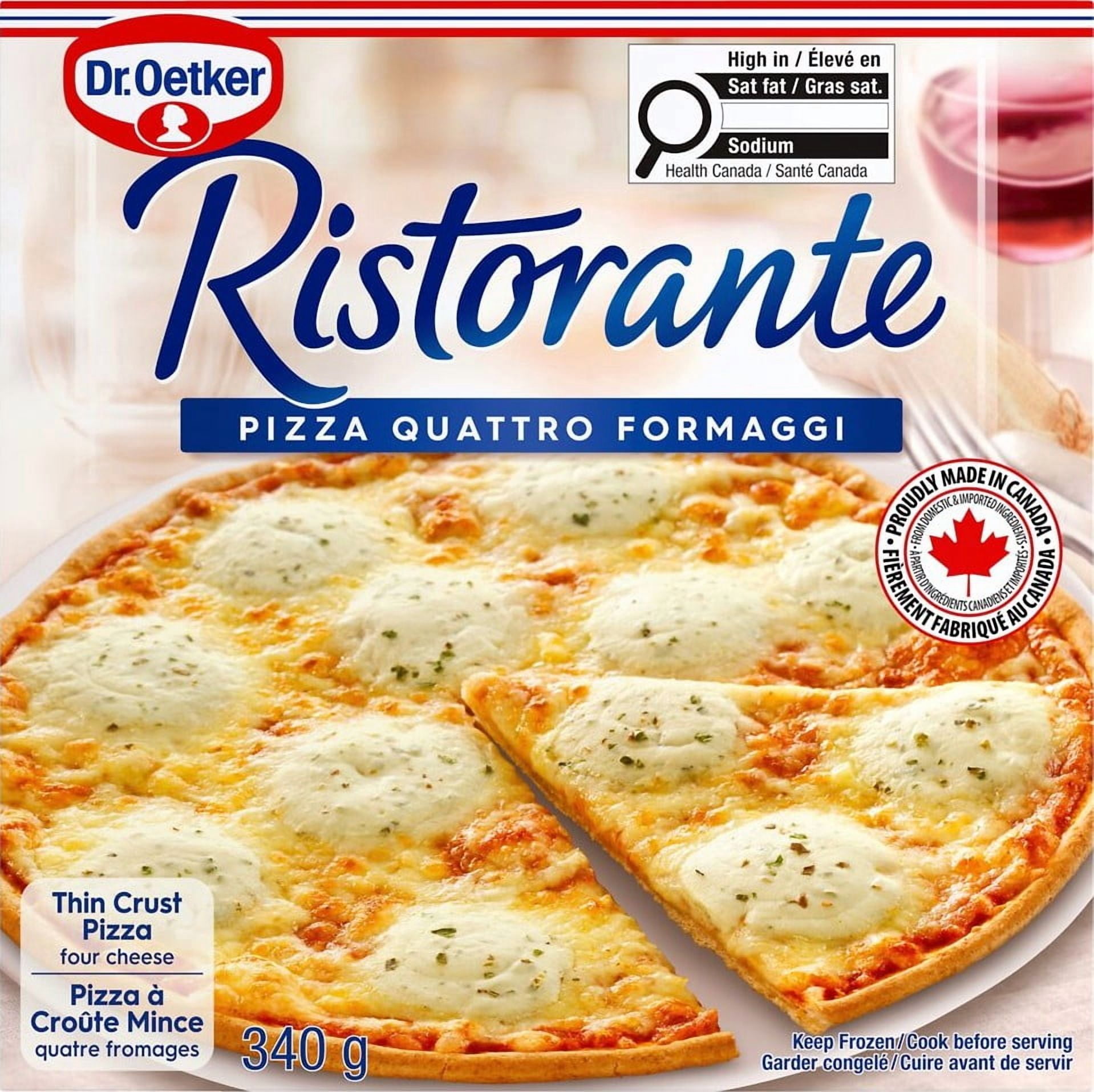 Dr. Oetker Ristorante 4 Cheese Pizza, 340 g - Walmart.ca