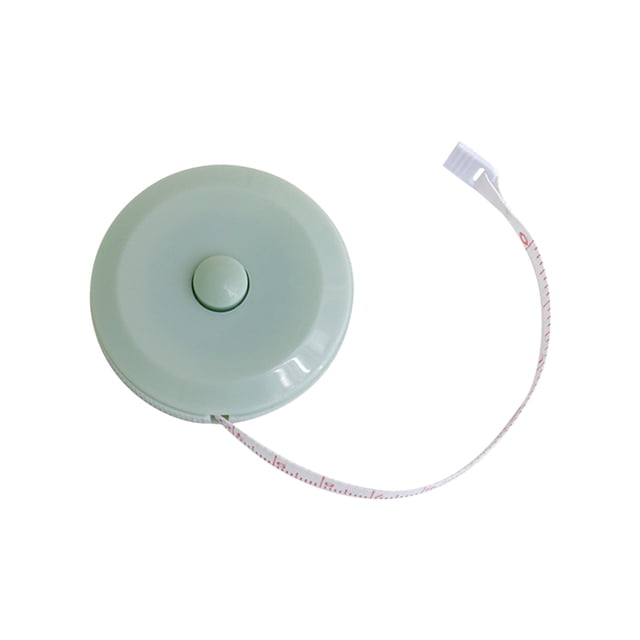 Mini Ruban à Mesurer Doux pour les Mesures du Corps, Règle Rétractable Portable avec Fonction de Verrouillage, Outil de Mesure de la Taille, de la Poitrine et des Jambes, Facile à Utiliser, Vert