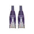 thumbnail image 1 of Eaton Tripp Lite Series Cat6 Gigabit Snagless Molded (UTP) Ethernet cable (RJ45 M/M), PoE, Purple, 2 ft. (0.61 m) RJ-45 (m) CAT 6 - Câble de Raccordement - à RJ-45 (M) - 2 ft - UTP - - IEEE 802.3ab/IEEE 802.5 - Moulé, Sans Embardée, Échoué Violet, 1 of 5