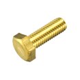 thumbnail image 1 of Unique Bargains Brass Hex Bolts, M10x30mm 1 Pack Fully Thread Grade 4.8 Machine Screws, 1 of 4