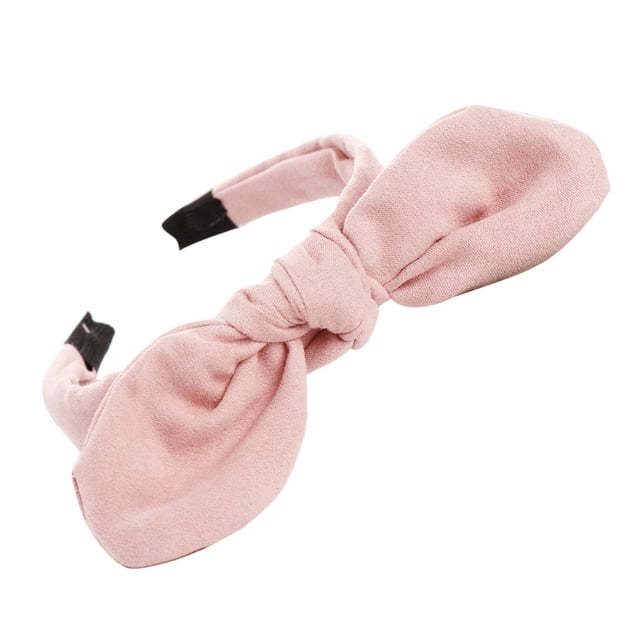 Bandeau Nœud Papillon Mode pour Femmes Serre-Tête Simple en Daim pour Filles