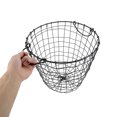 thumbnail image 3 of Milisten Metal Wire Basket Storage Organizer Desktop Container Iron Storage Basket Fruit Holder (L), 3 of 6