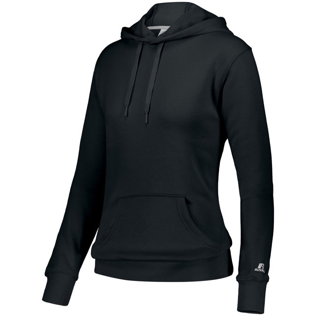 Russell Athletic Sweat à Capuche Léger pour Femmes, TG, Noir