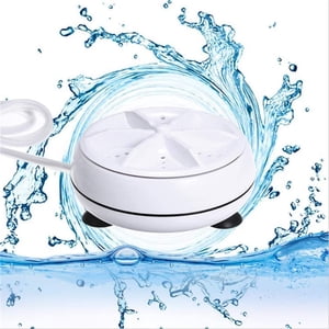 Dvkptbk Bouteilles portatives Mini Turbines de laveuse Mini Lave-linge avec USB Gadgets de cuisine de câble sur la clairance