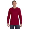 thumbnail image 1 of Gildan T-Shirt Homme à Manches Longues en Coton Lourd 5.3 oz. Rouge Cardinal Moyen, 1 of 1