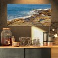 thumbnail image 1 of Bord de Mer Rocheux de Hong Kong - Grande Toile d'Art de Bord de Mer, 1 of 3